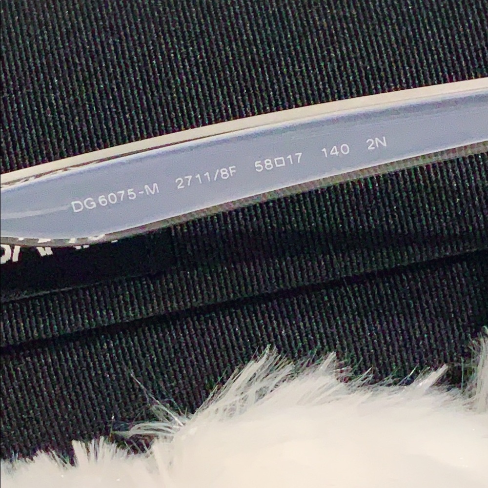 DOLCE & GABBANA Clear Cat Eye Sunglasses DG 6075 - Picture 6 of 7